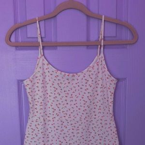 RARE BRANDY MELVILLE Ditsy Floral White Dress